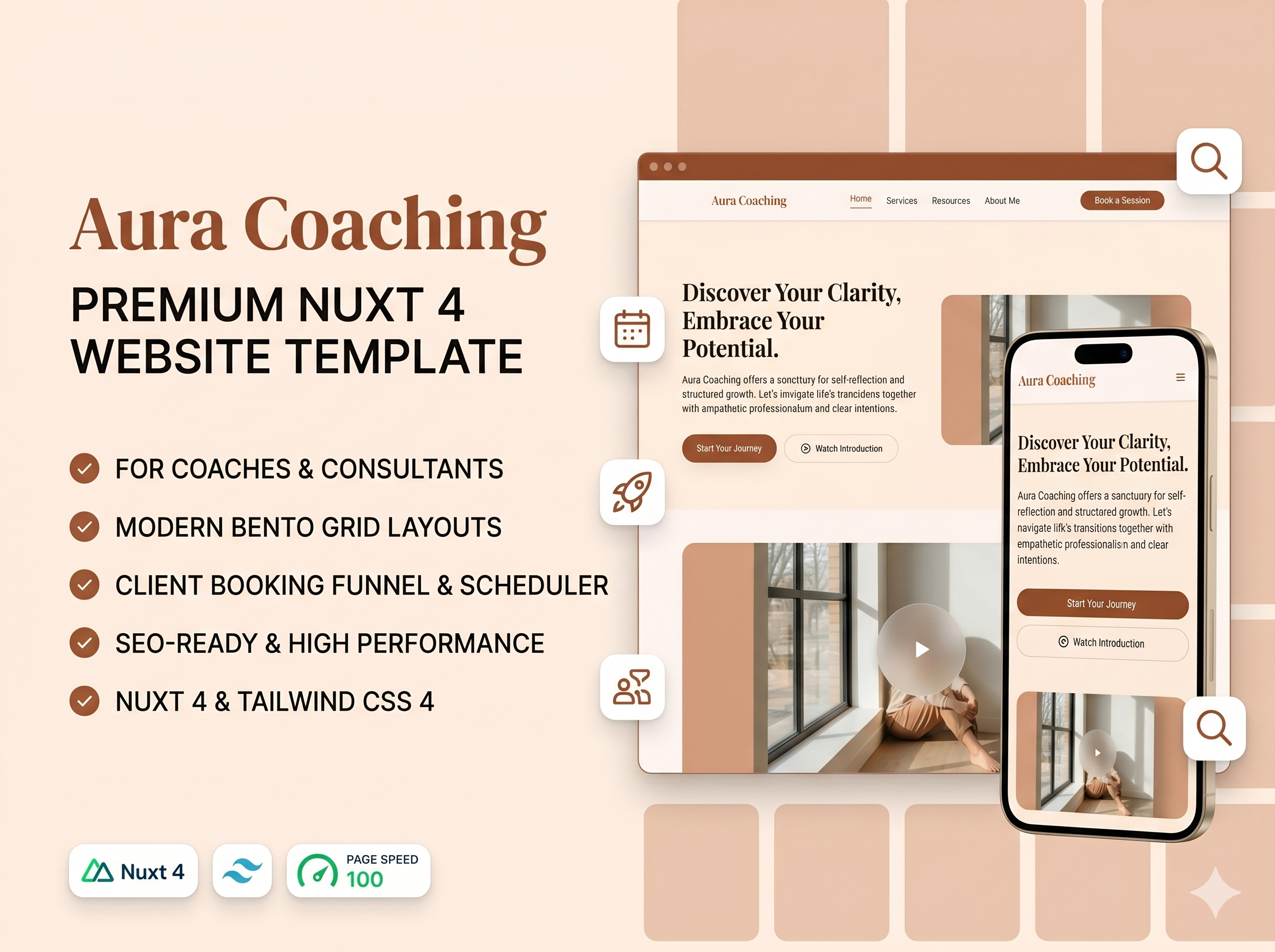 Aura Coaching — Premium Nuxt 4 Website Template