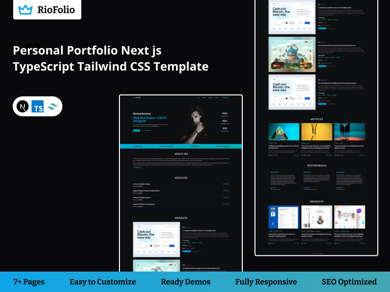 RioFolio | Personal Portfolio Next.js Template